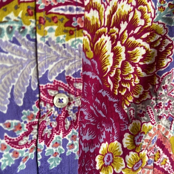 38, XS Etro Vintage Cotton Button Down - Picture 4 of 4